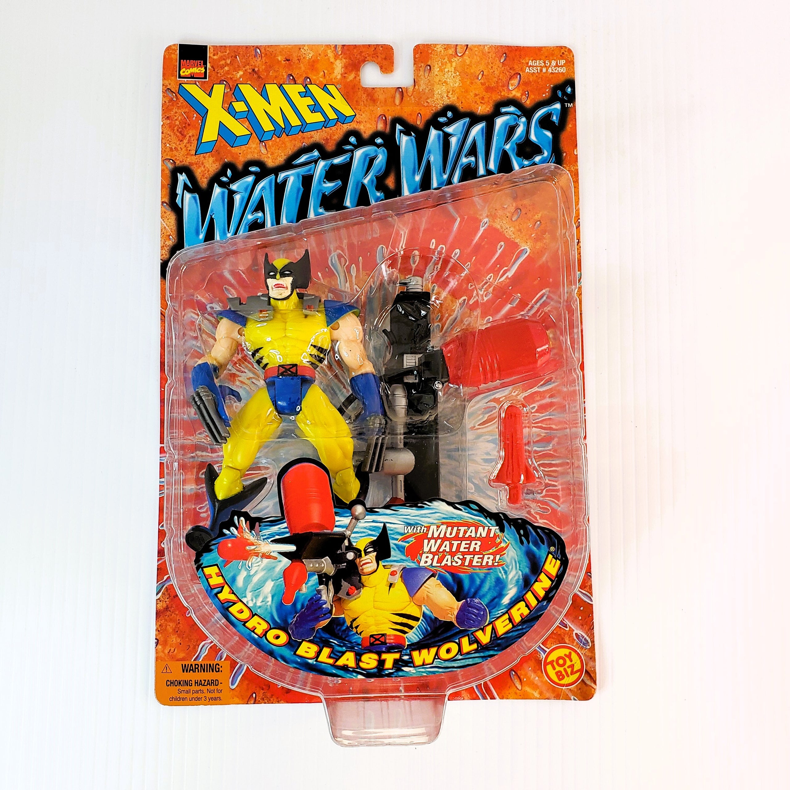 1997 Toy Biz Marvel Comics X-Men shops Water Wars Action Figures - Wolverine, Setinel